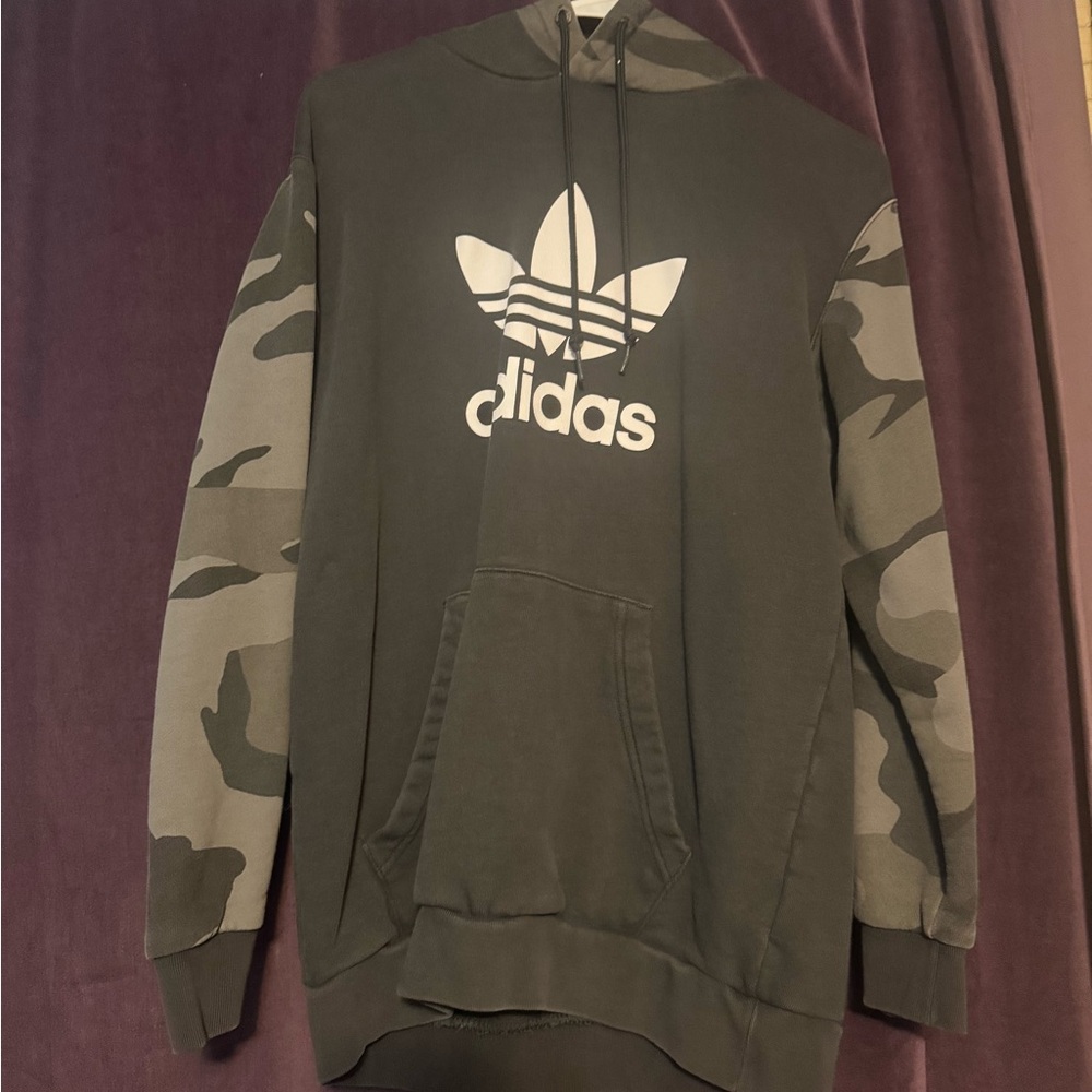 Adidas Gray Camo Hoodie